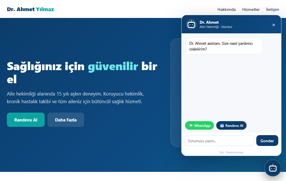 Akıllı Chatbot ekran görüntüsü