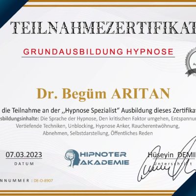 Uzm. Dr. Begüm Arıtan - Psikiyatri - İstanbul