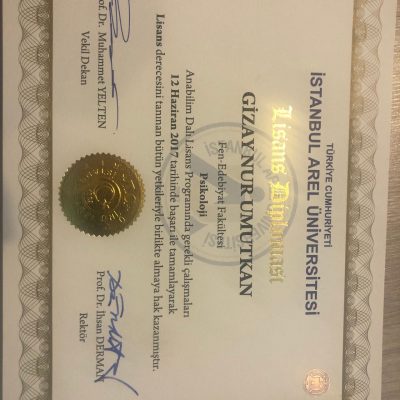 Uzm. Psk. Gizay Nur Kepen - Psikoloji - Ankara