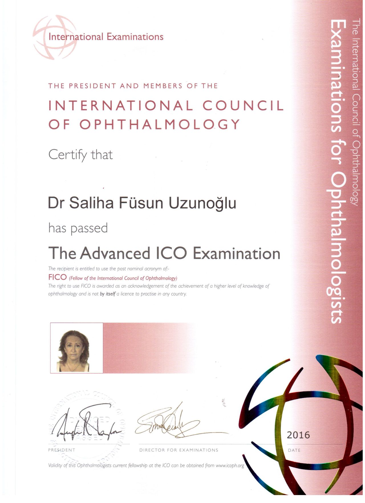 Op. Dr. Füsun Uzunoğlu - Göz Hastalıkları - İstanbul