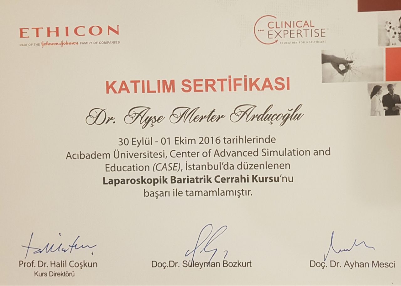 Op. Dr. Ayşe Arduçoğlu Merter - Genel Cerrahi - Antalya