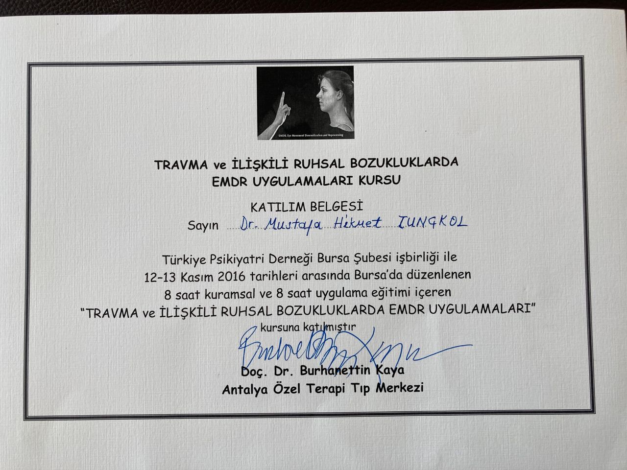 Uzm. Dr. Mustafa Hikmet Tunçkol