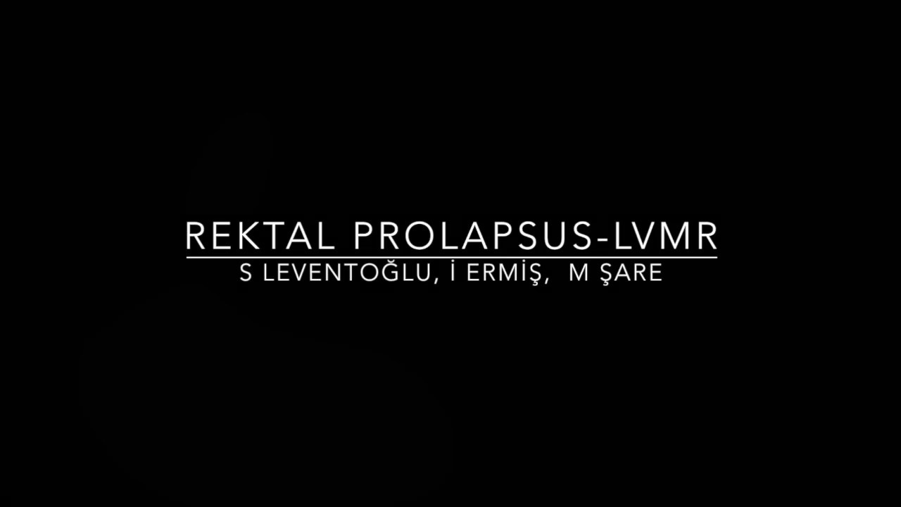 Laparoskopik ventral mesh rektopeksi