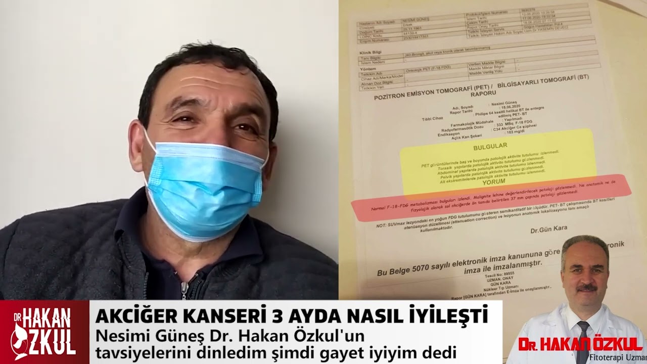 AKCİĞER KANSERİ 3 AYDA NASIL İYİLEŞTİ | Dr. Hakan Özkul